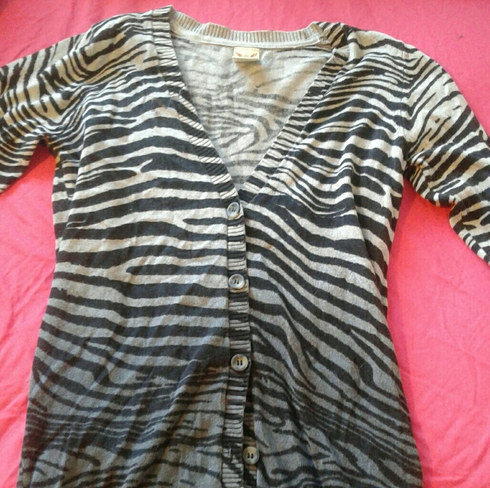 BUY 3 GET 3 FREE  Zebra print sweater